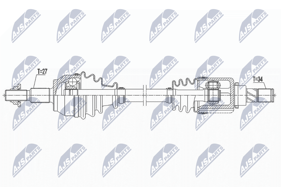 Drive Shaft - NPW-FR-139 NTY