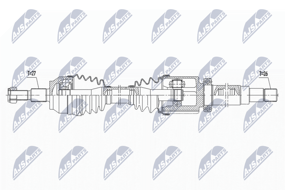 Приводной вал - NPW-FR-145 NTY