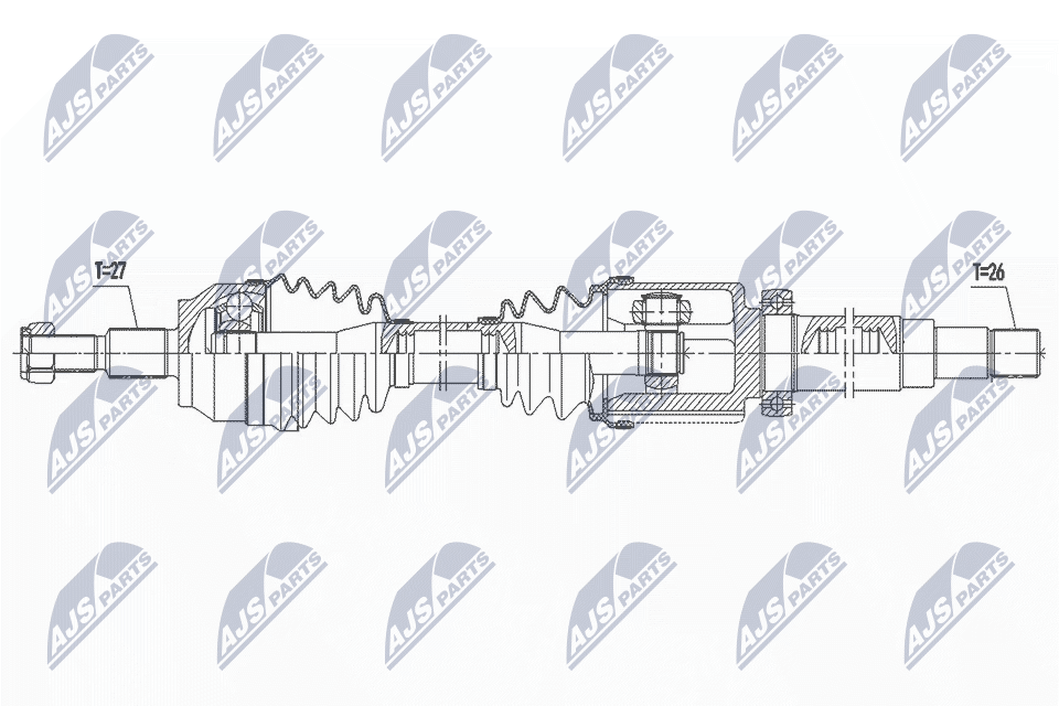 Приводной вал - NPW-FR-163 NTY