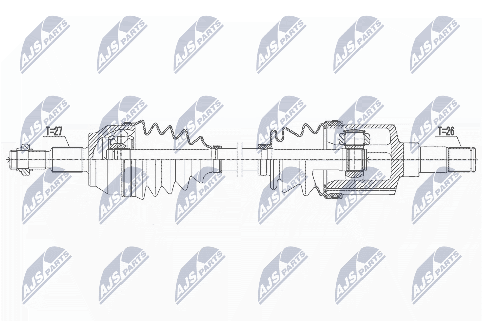 Drive Shaft - NPW-FR-164 NTY