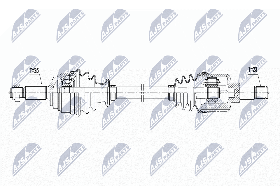 Drive Shaft - NPW-FR-167 NTY