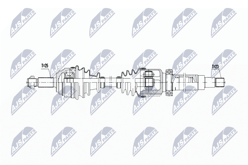 Drive Shaft - NPW-FR-168 NTY