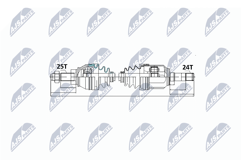 Albero motore/Semiasse - NPW-FT-016 NTY