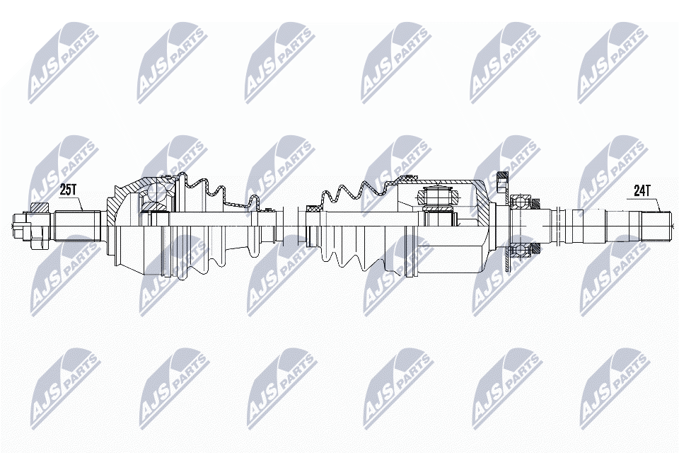 Albero motore/Semiasse - NPW-FT-020 NTY