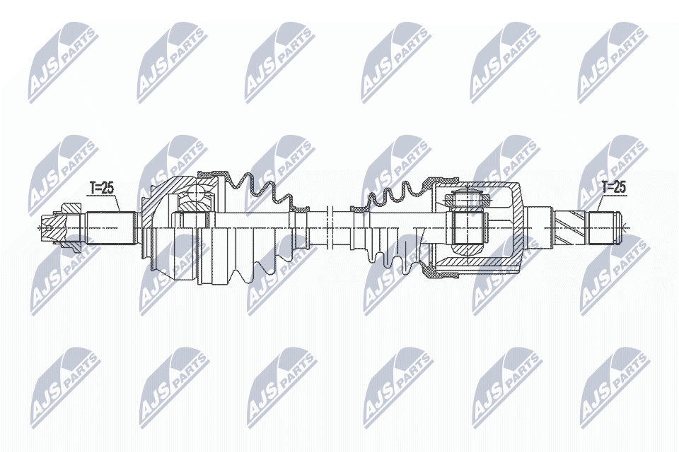 Приводной вал - NPW-FT-043 NTY