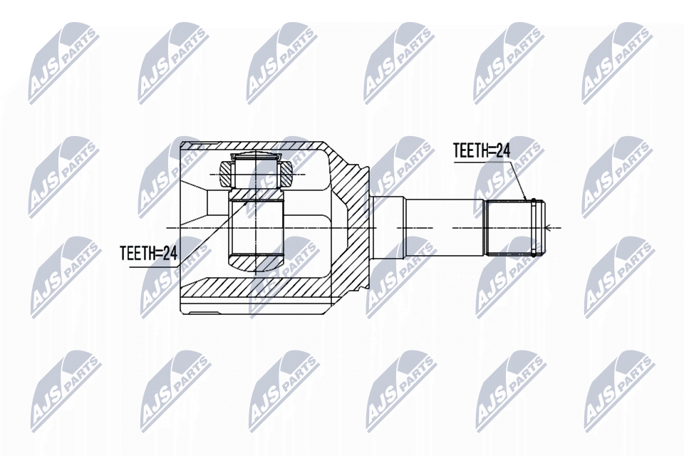 Gelenksatz, Antriebswelle - NPW-FT-048 NTY