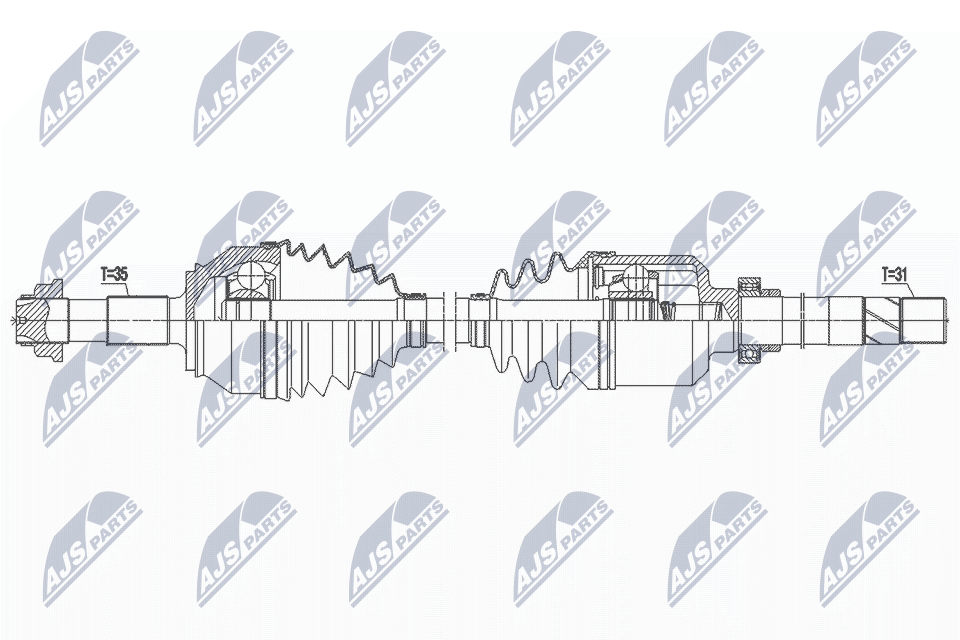 Приводной вал - NPW-FT-063 NTY