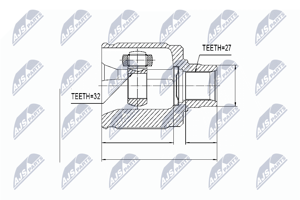 Joint Kit, drive shaft - NPW-HD-019 NTY