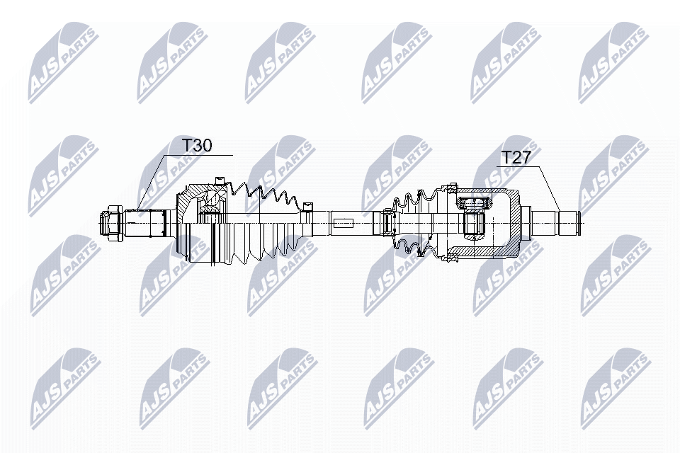 Albero motore/Semiasse - NPW-HD-060 NTY