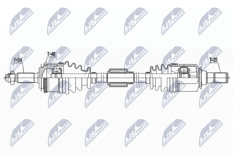 Drive Shaft - NPW-HY-547 NTY