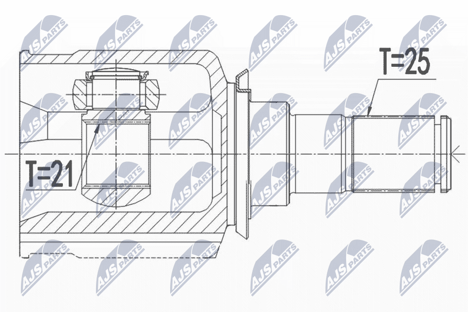 Drive Shaft - NPW-HY-548 NTY