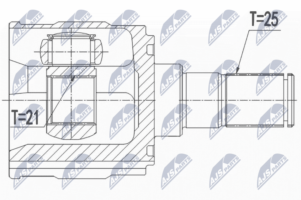 Joint Kit, drive shaft - NPW-HY-550 NTY