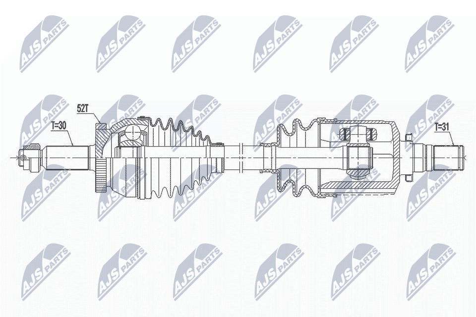 Drive Shaft - NPW-HY-561 NTY