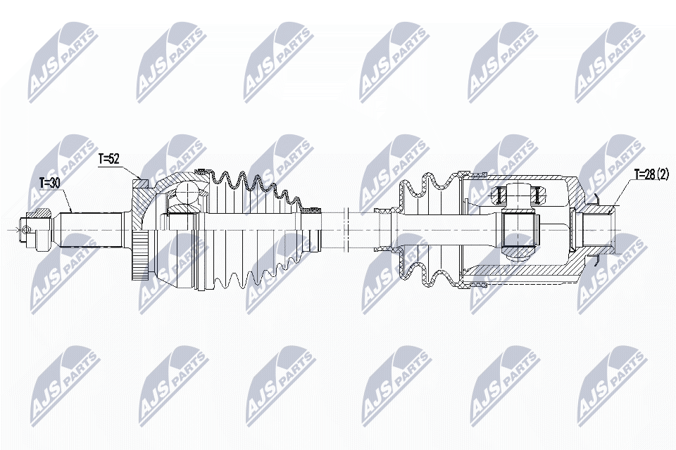 Antriebswelle - NPW-HY-563 NTY