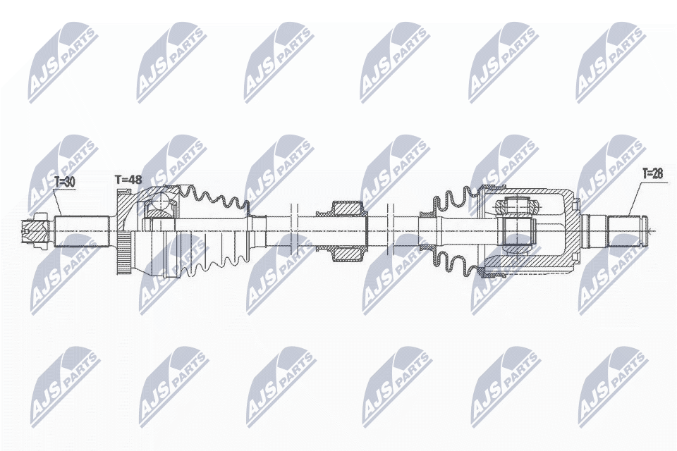 Drive Shaft - NPW-HY-577 NTY
