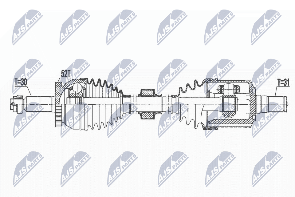 Drive Shaft - NPW-HY-581 NTY