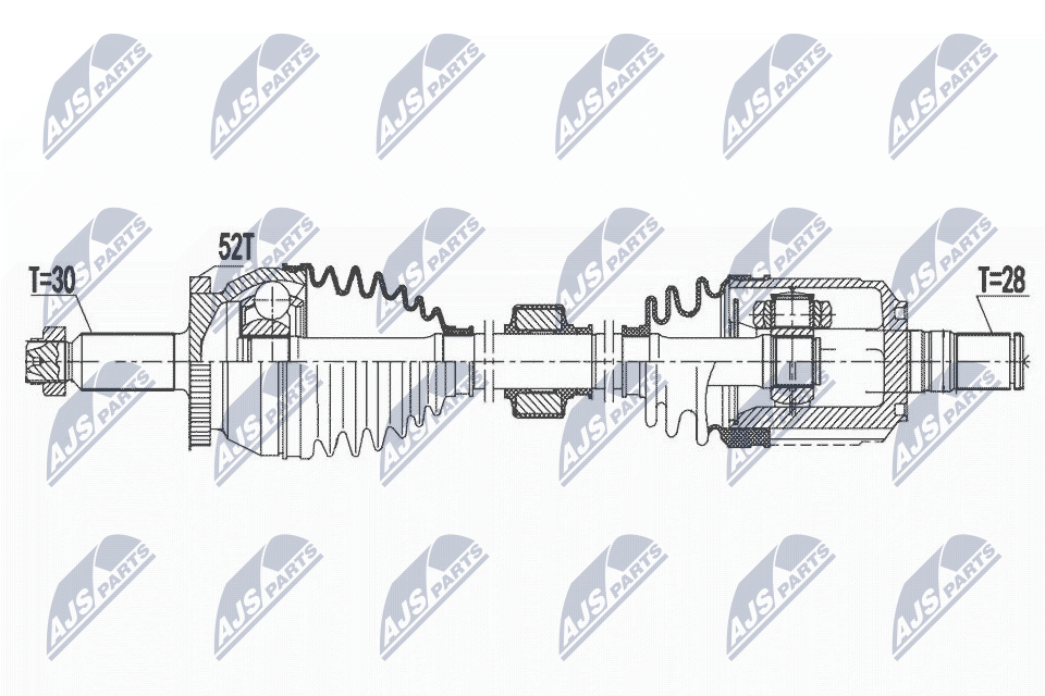 Drive Shaft - NPW-HY-583 NTY