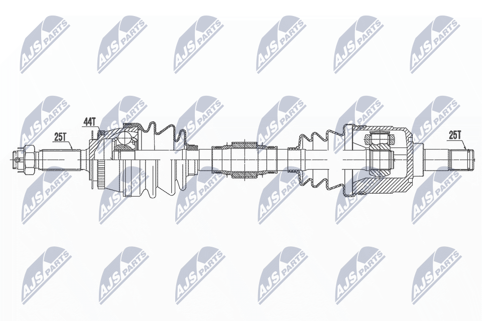 Albero motore/Semiasse - NPW-HY-593 NTY