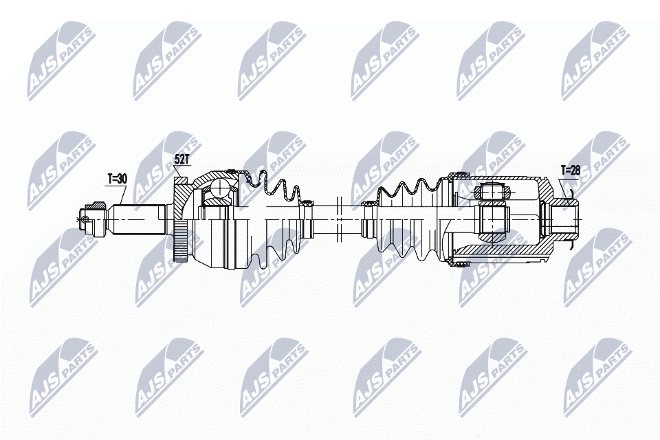 Drive Shaft - NPW-HY-626 NTY
