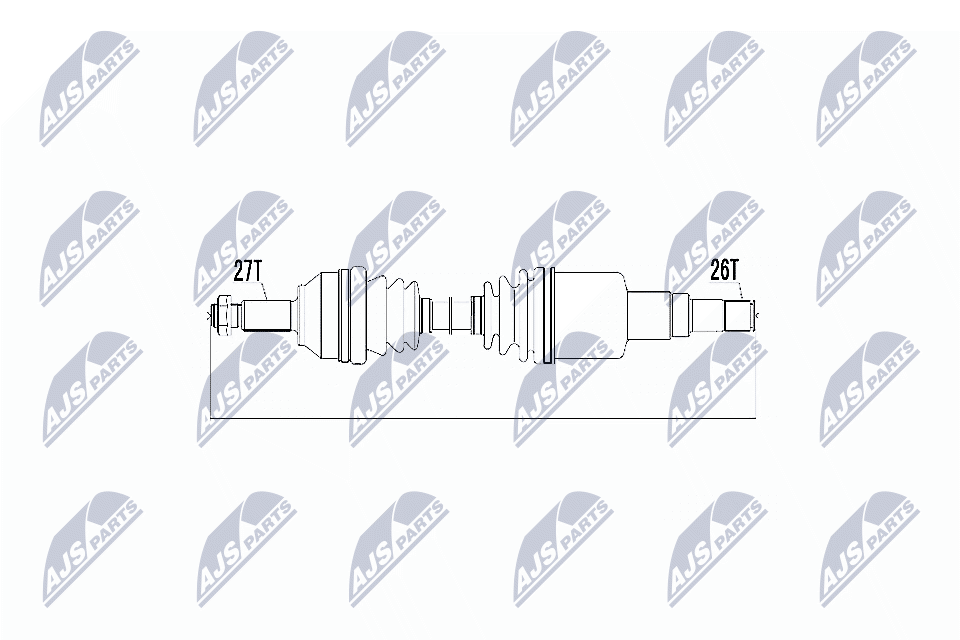 Albero motore/Semiasse - NPW-JG-000 NTY