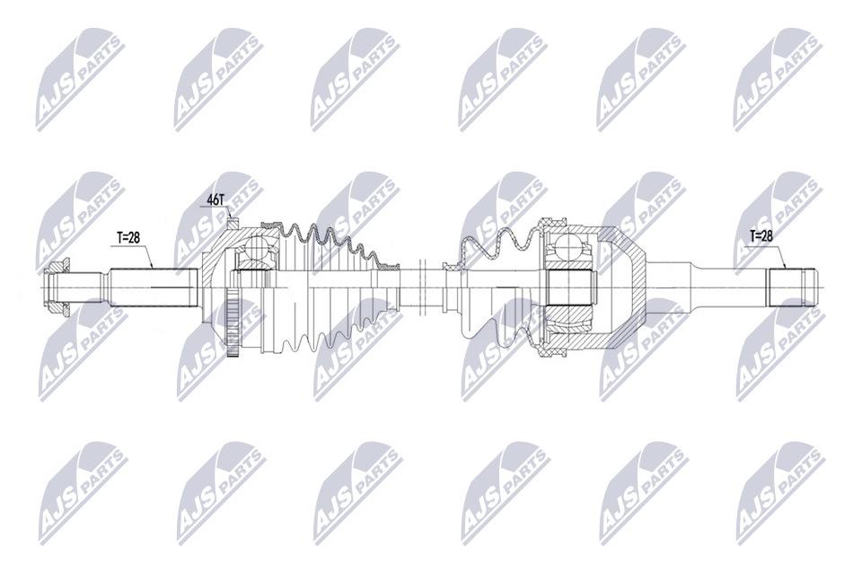 Drive Shaft - NPW-JG-018 NTY