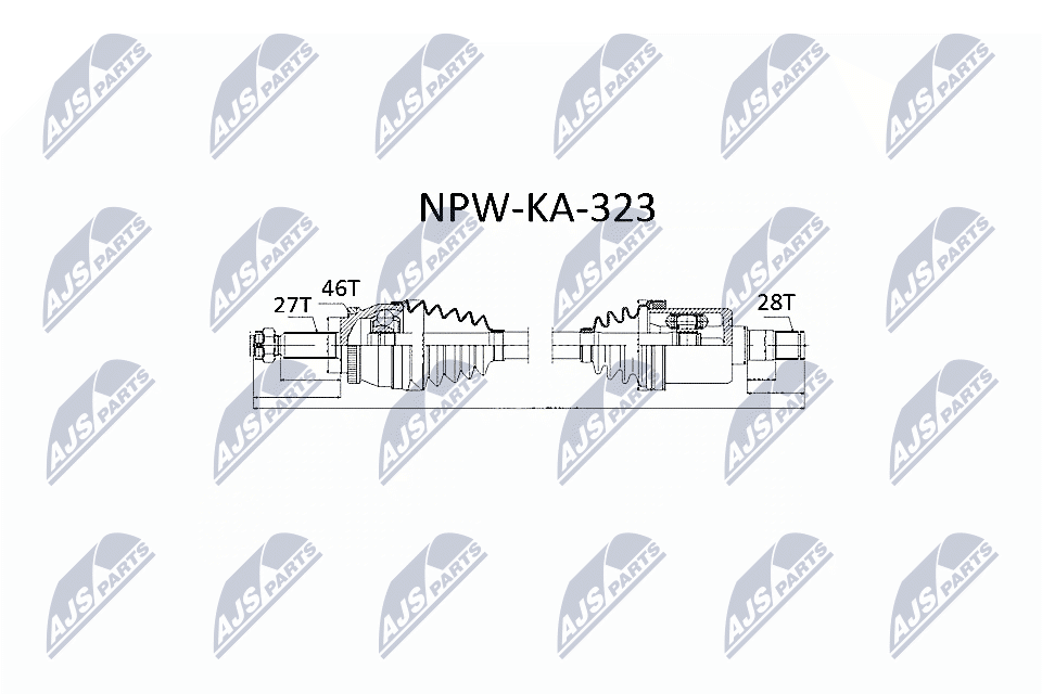 Drive Shaft - NPW-KA-323 NTY