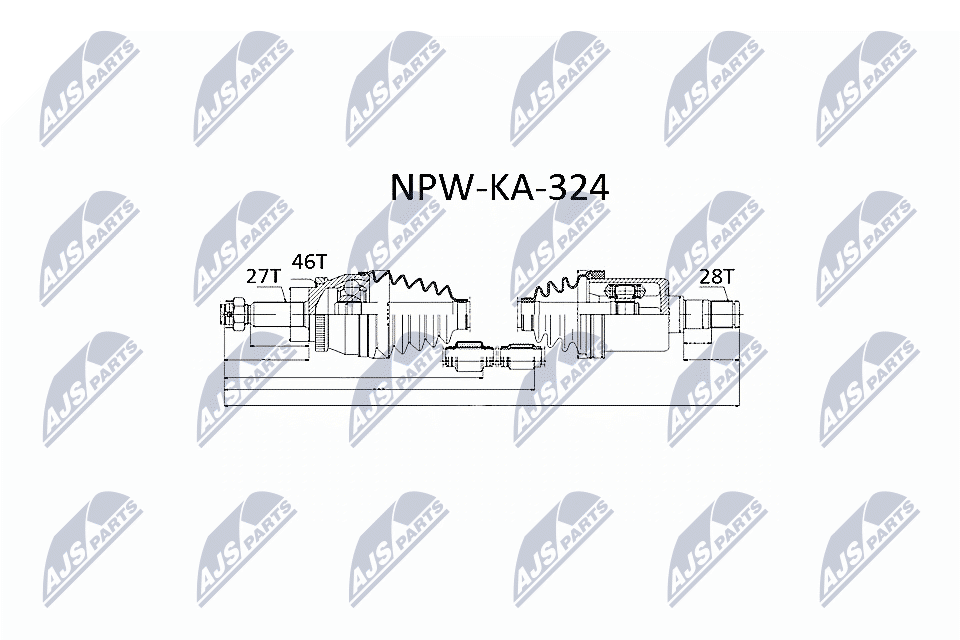 Drive Shaft - NPW-KA-324 NTY
