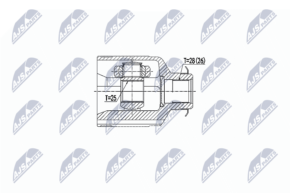 Joint Kit, drive shaft - NPW-KA-341 NTY