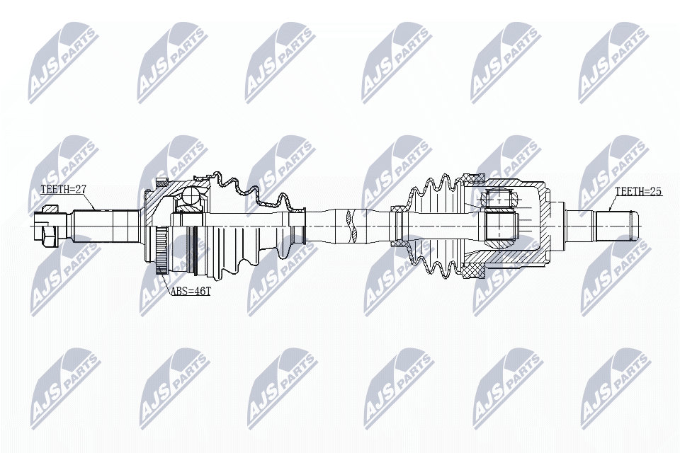 Drive Shaft - NPW-KA-344 NTY
