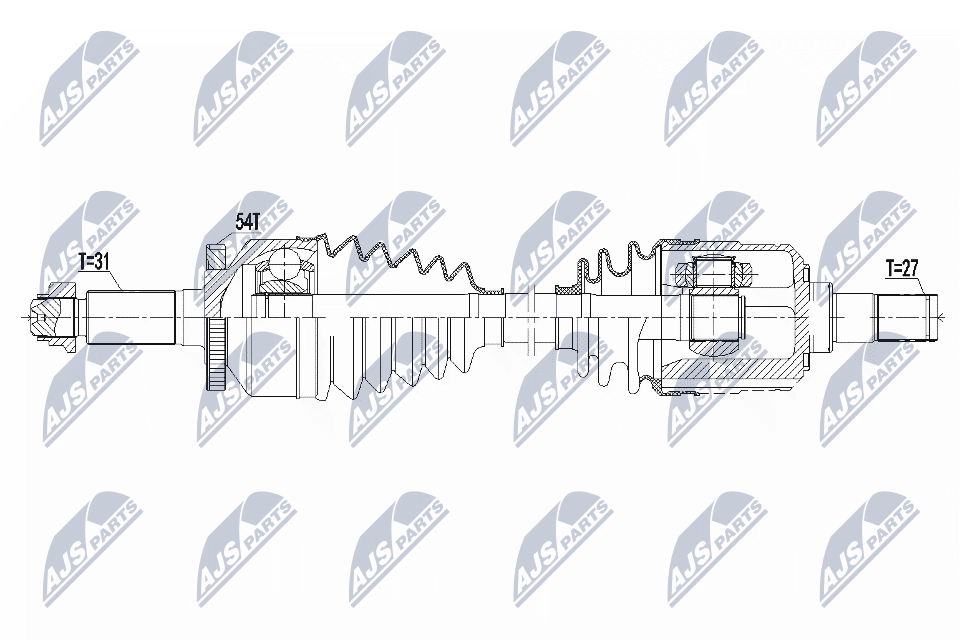 Приводной вал - NPW-KA-360 NTY
