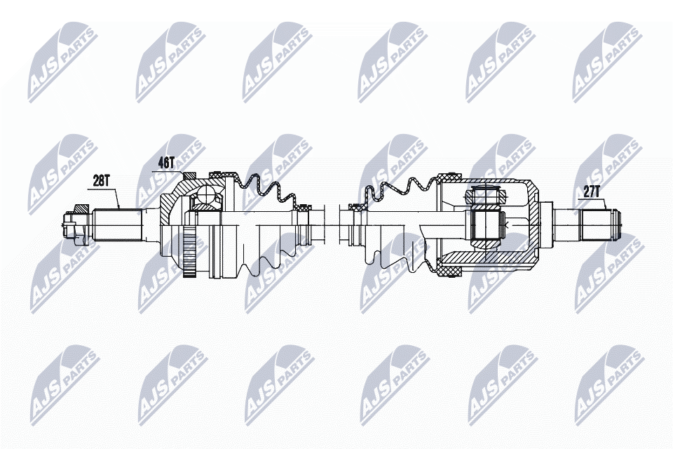 Приводной вал - NPW-KA-388 NTY