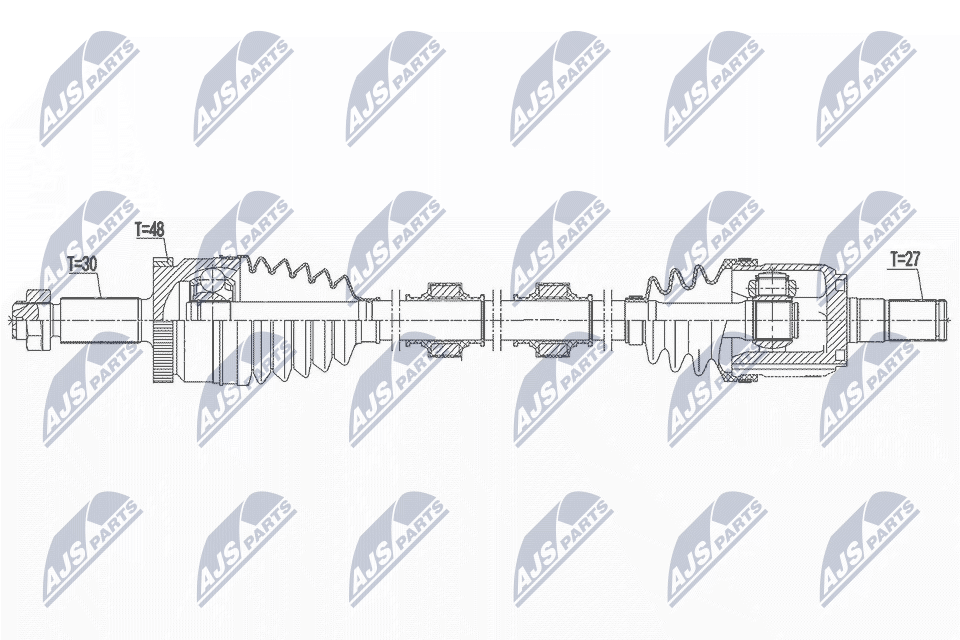 Приводной вал - NPW-KA-390 NTY