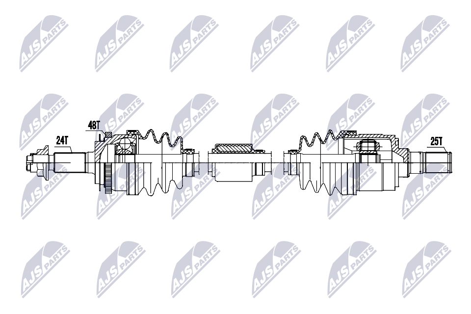 Albero motore/Semiasse - NPW-KA-402 NTY