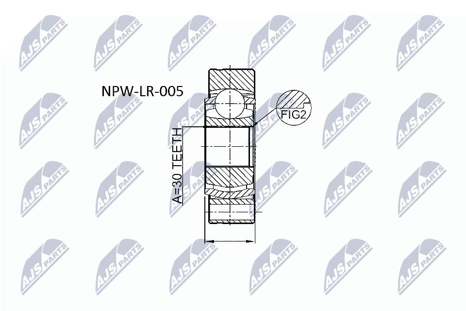 Joint Kit, drive shaft - NPW-LR-005 NTY