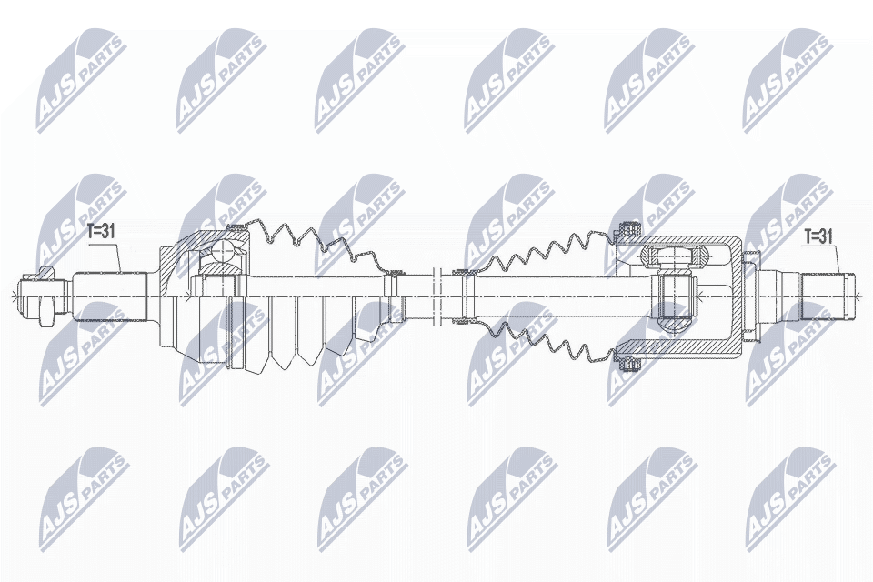 Drive Shaft - NPW-LR-021 NTY