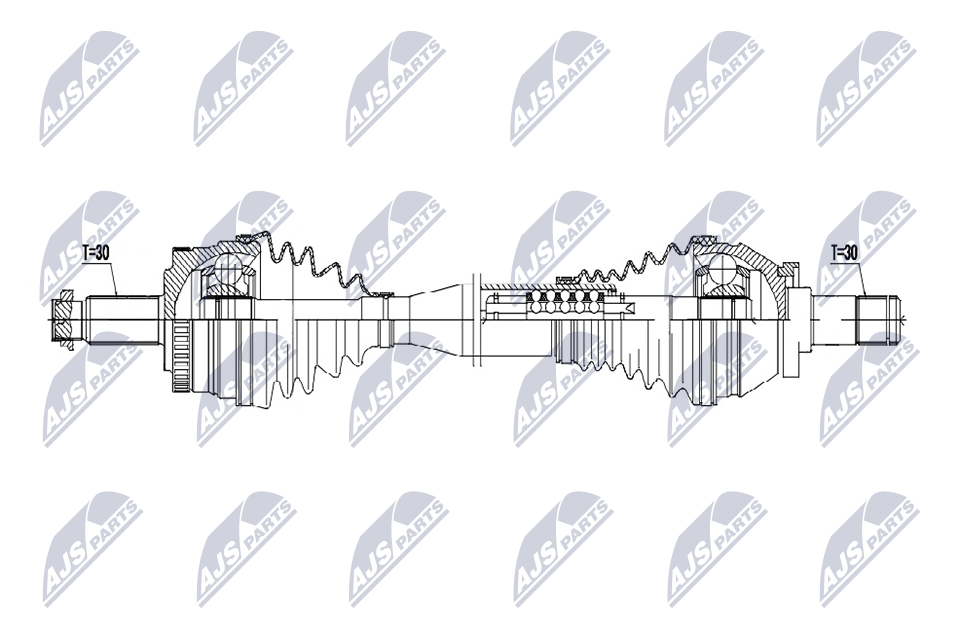 Drive Shaft - NPW-LR-047 NTY