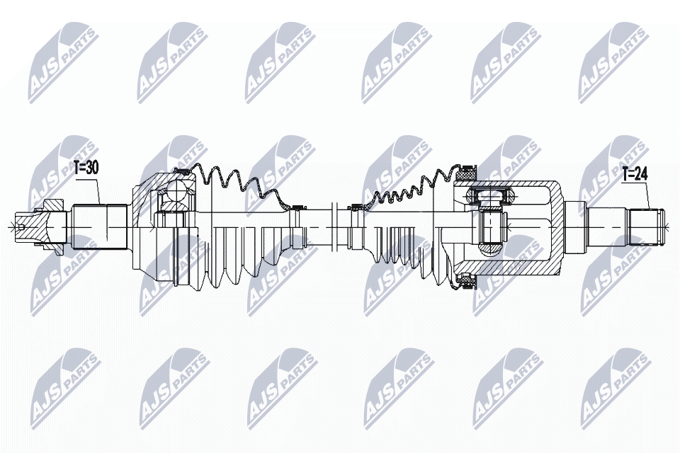 Albero motore/Semiasse - NPW-MA-002 NTY