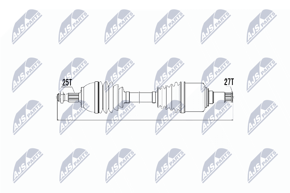 Albero motore/Semiasse - NPW-ME-017 NTY