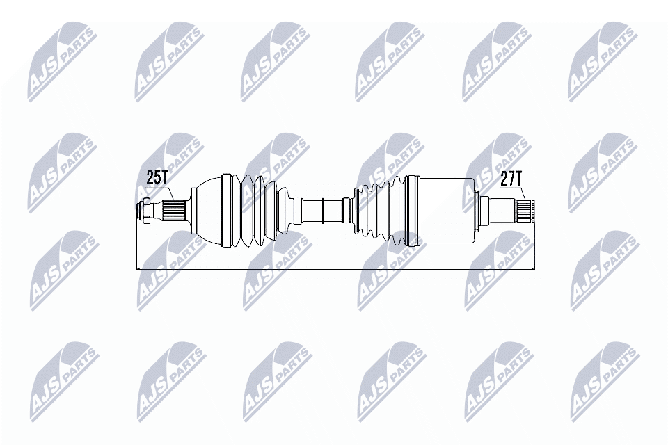Albero motore/Semiasse - NPW-ME-018 NTY
