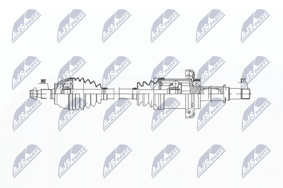 Albero motore/Semiasse - NPW-ME-029 NTY