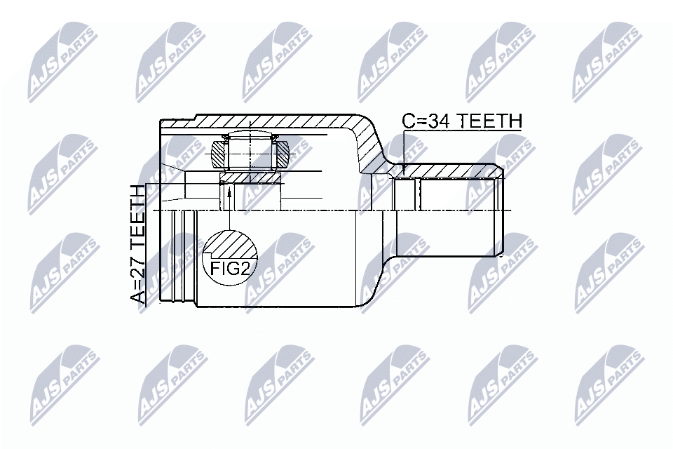 Joint Kit, drive shaft - NPW-ME-044 NTY