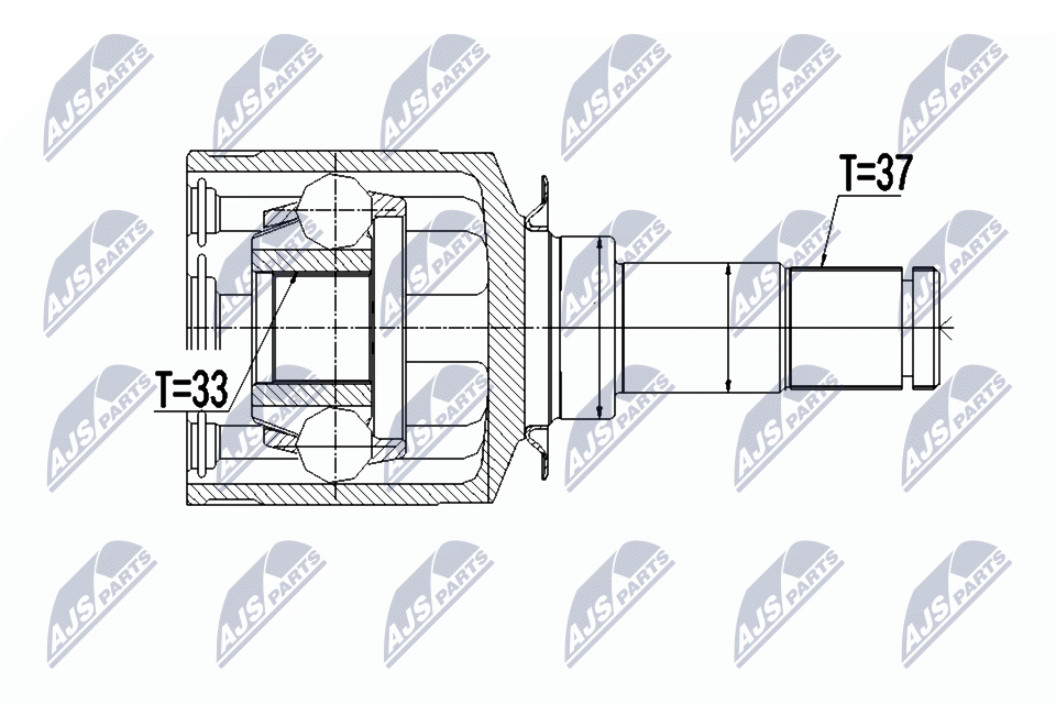 Kit giunti, Semiasse - NPW-ME-049 NTY