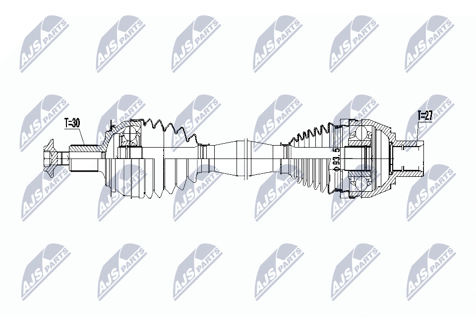 Albero motore/Semiasse - NPW-ME-064 NTY