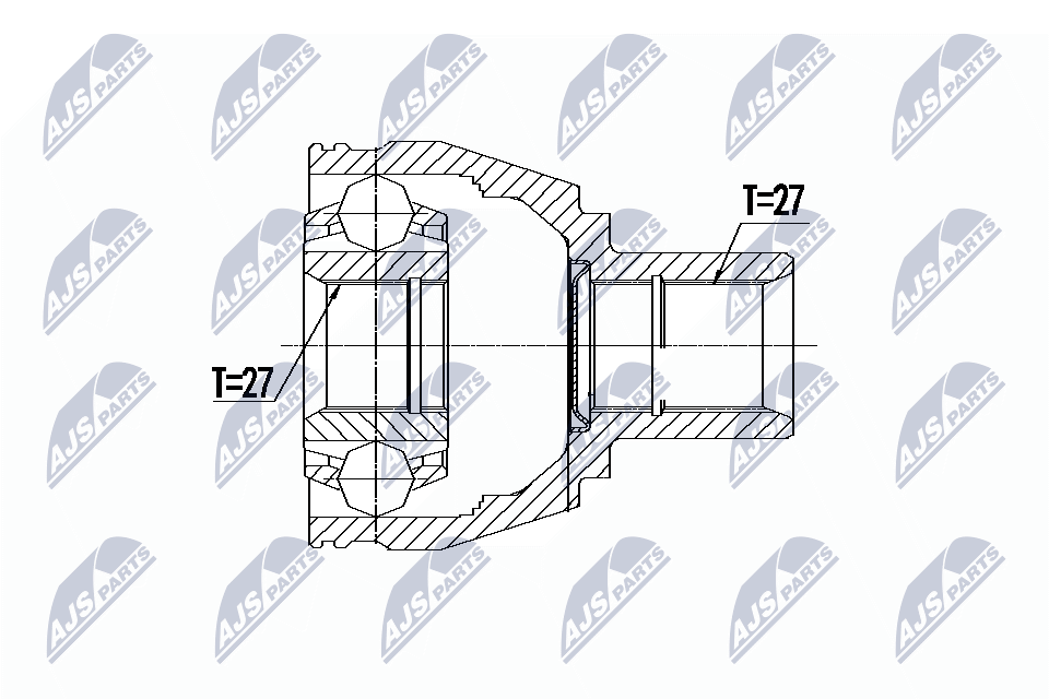 Gelenksatz, Antriebswelle - NPW-ME-082 NTY