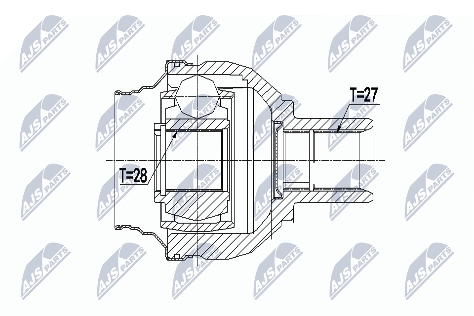 Joint Kit, drive shaft - NPW-ME-083 NTY