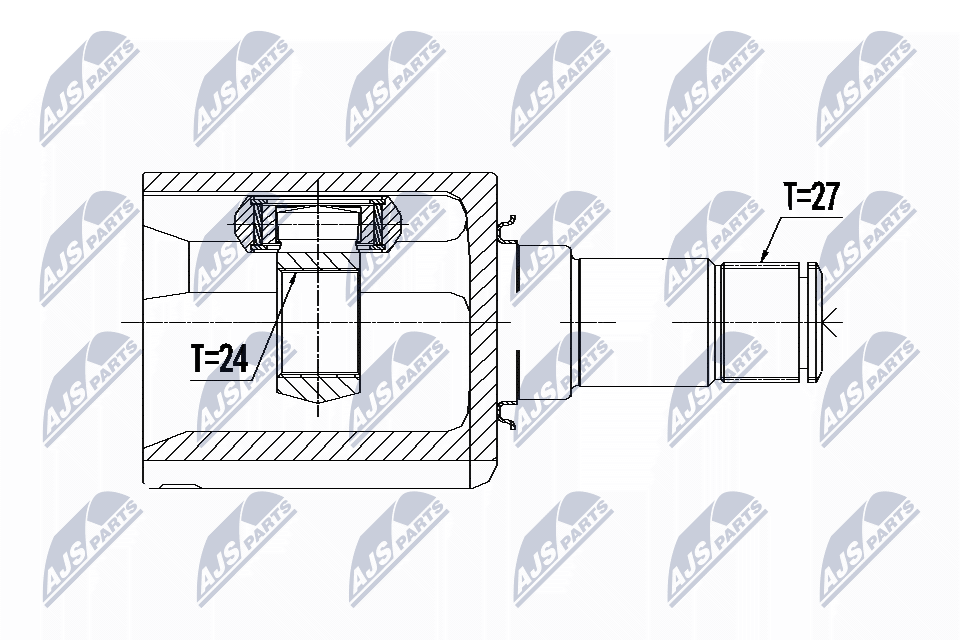 Joint Kit, drive shaft - NPW-ME-086 NTY