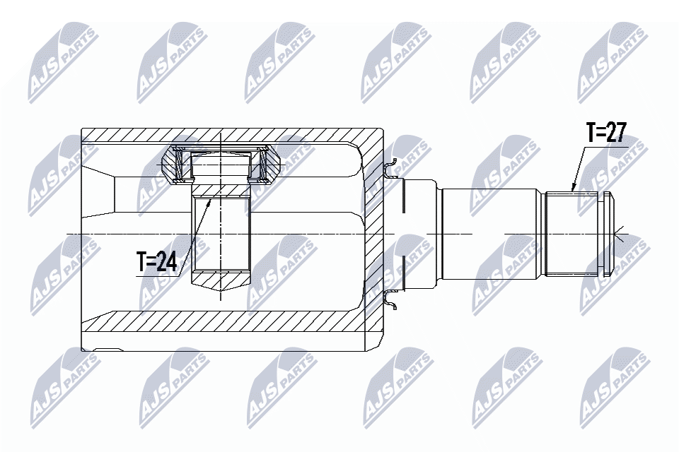 Gelenksatz, Antriebswelle - NPW-ME-089 NTY