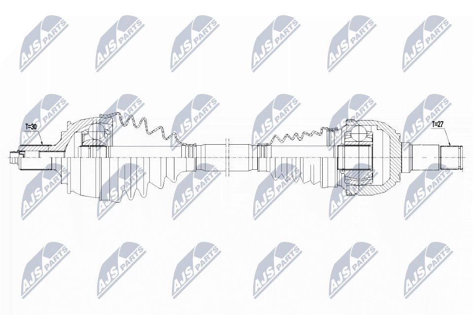 Albero motore/Semiasse - NPW-ME-116 NTY