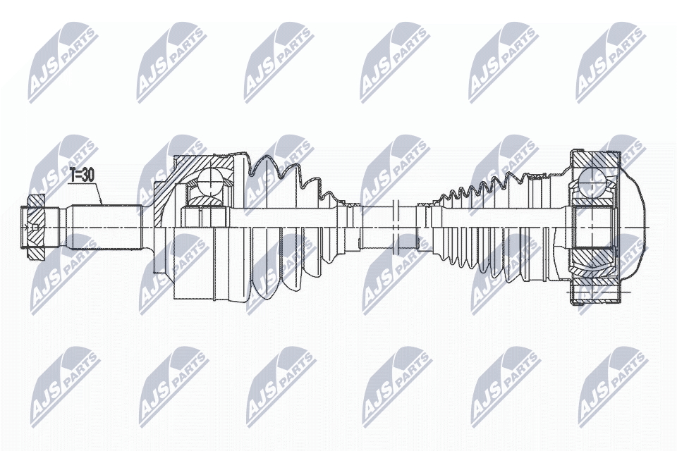 Albero motore/Semiasse - NPW-ME-126 NTY