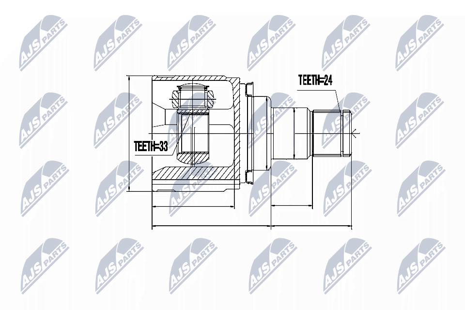 Joint Kit, drive shaft - NPW-MS-037 NTY